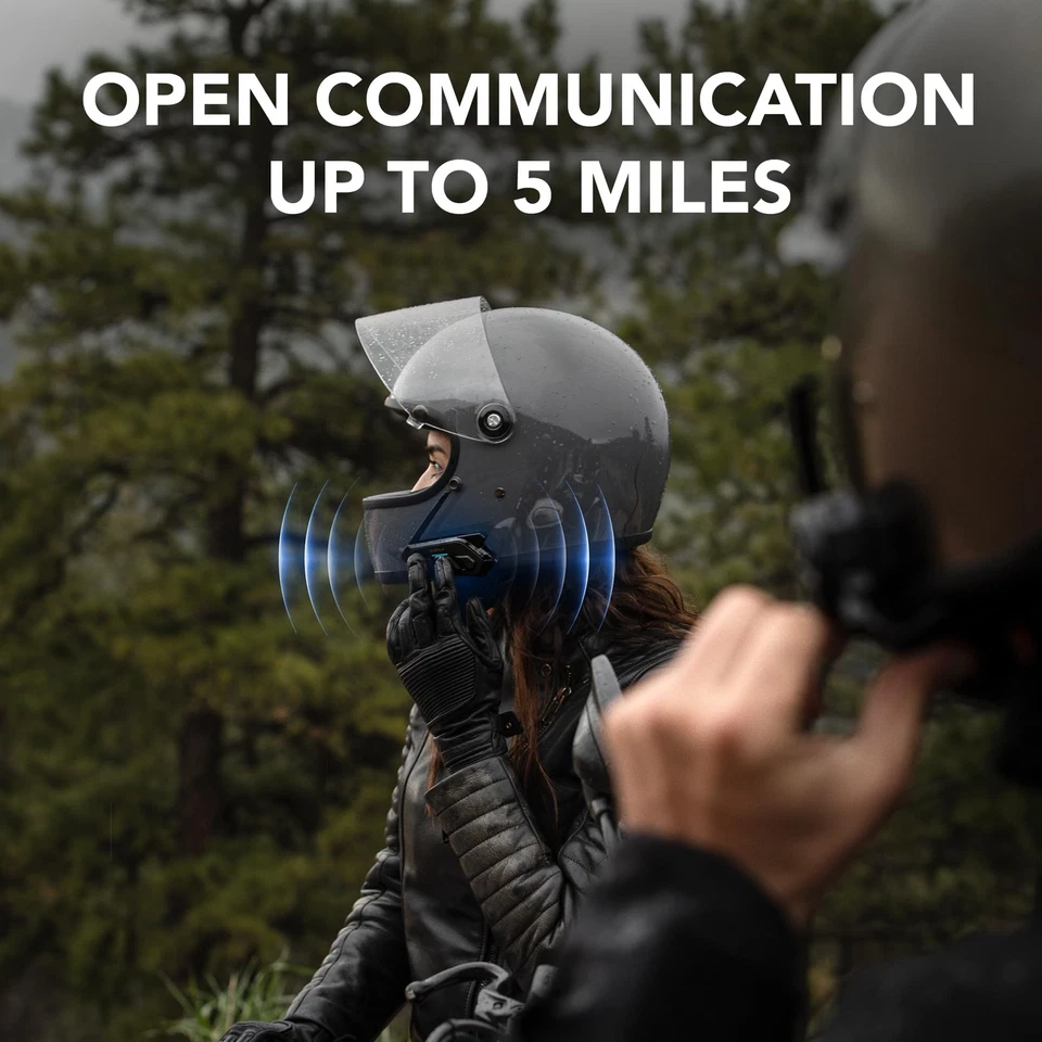 Sistema de comunicación de malla de bajo perfil para motocicleta Sena Spider RT1 - Paquete individual Foto 2 de 4