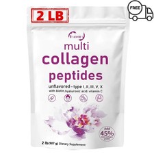 2 lb Multi Collagen Peptides Powder Hydrolyze...