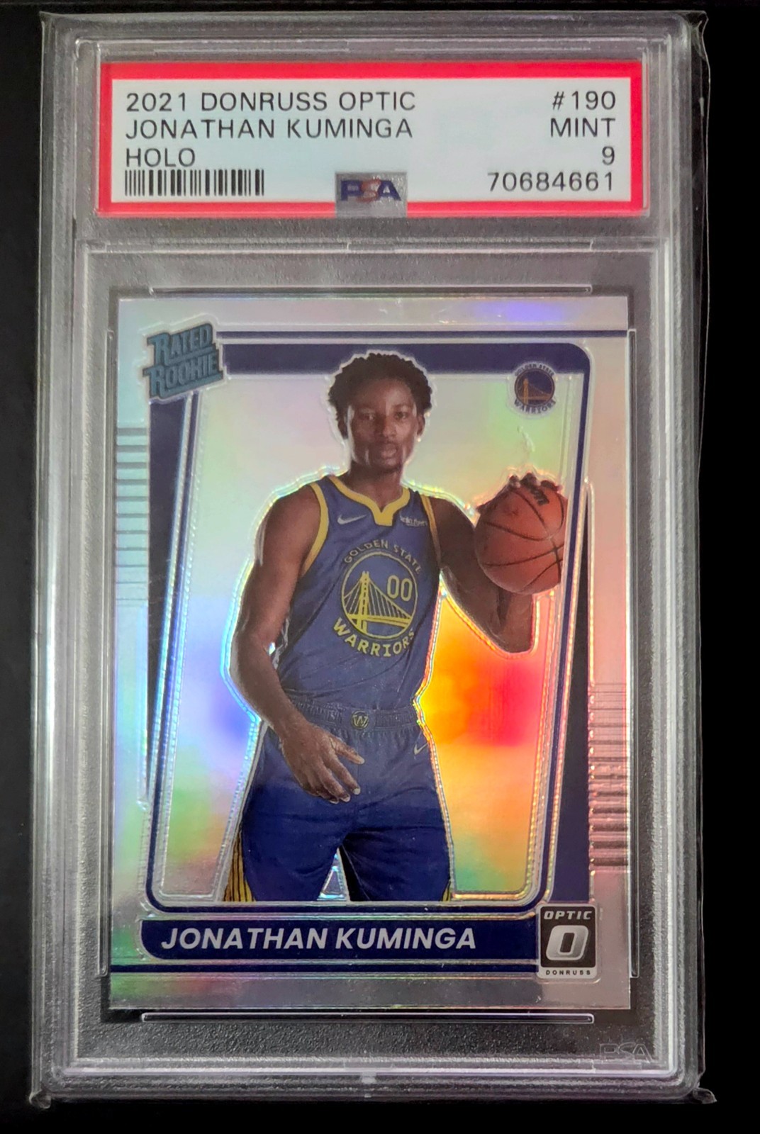2021-22 Panini Donruss Optic - Rated Rookie Jonathan Kuminga #190 Holo Prizm...