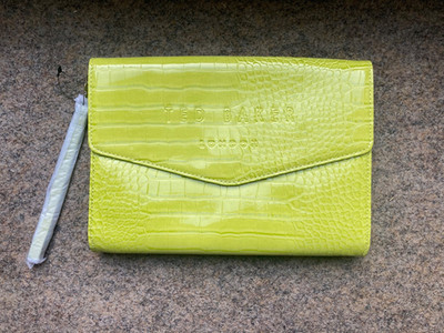 Ted Baker London Handtasche CROCEY, Clutch im Krokolook, grün, neu