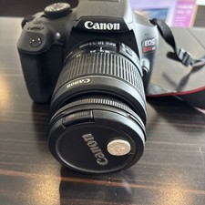 Canon EOS Rebel T6 DSLR Camera  18-55mm Lens - Black No Charger