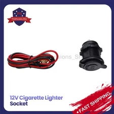 12V Cigarette Lighter Socket Power Outlet Socket Receptacle Motorcycle Car ATV