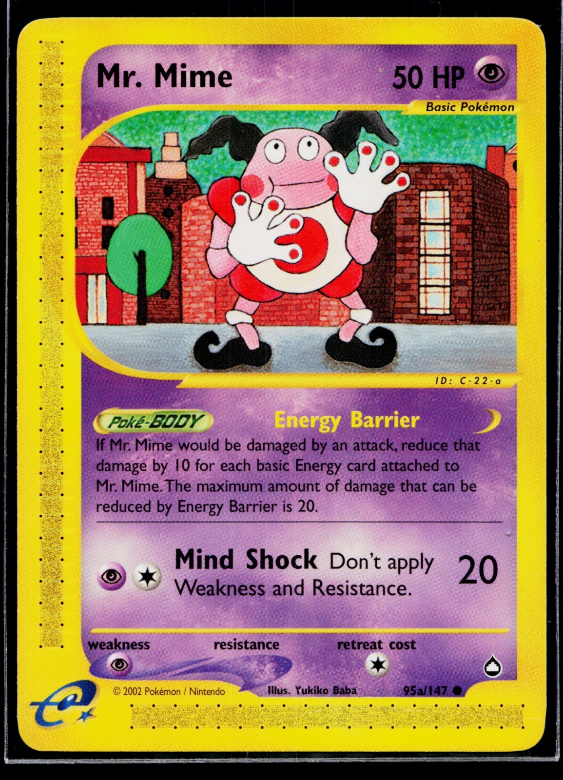 Mr. Mime (95a) 095a/147 Normal | Aquapolis Common - NM