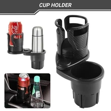 2 in 1 Car Cup Holder Expander Cup Holder for Car Dual Multifunctional Expander.