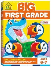 School Zone Big First Grade Workbook: 320 Pages, 1st Grade, Reading Comprehen...