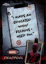 2025 Topps Chrome Marvel Deadpool Card #WM-08 
