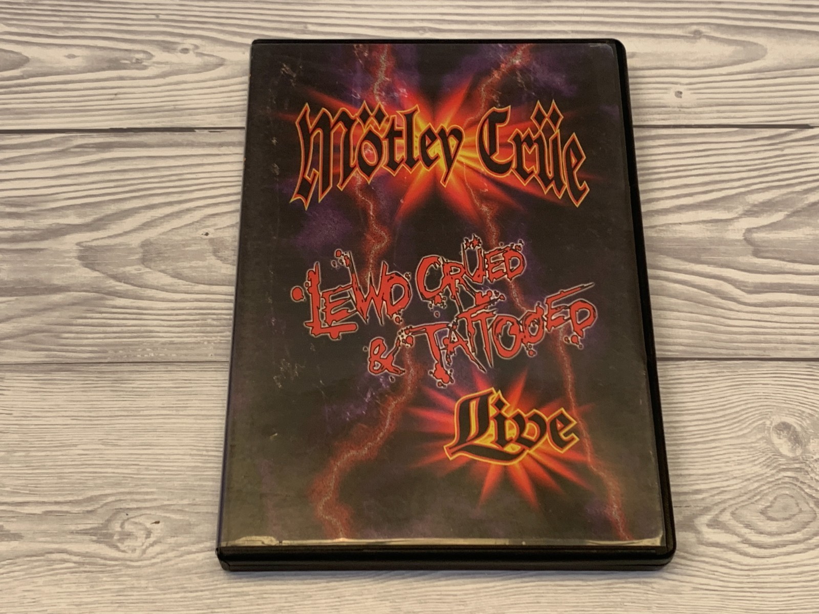 Motley Crue Lewd Crued & Tattooed Live DVD 2001 Concert Rock Tested