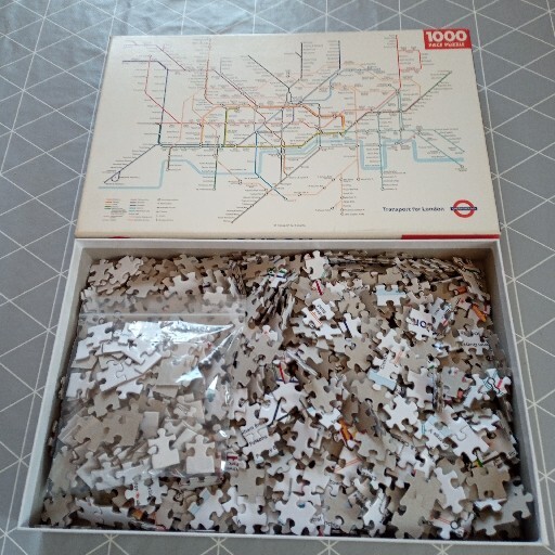 London Underground Map Jigsaw Puzzle 1000 Piece Complete Difficult