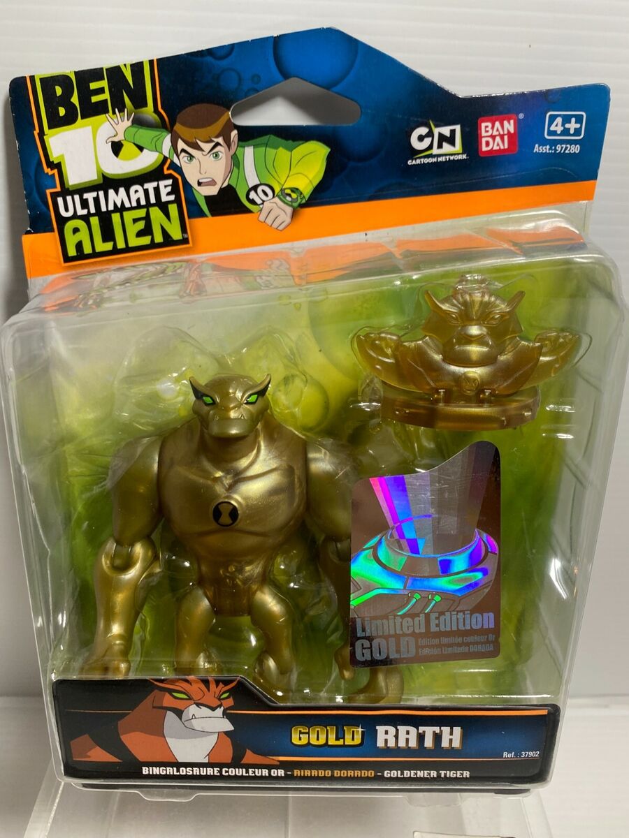 Ben 10 Ultimate Alien Limited Edition Gold Echo Echo Action Figure - Gold  Rare