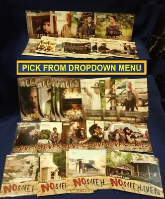 2017 Cryptozoic The Walking Dead Evolution BASE & INSERT Trading Cards You-Pick1