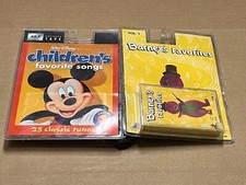 Two Childrens Cassettes - Childrens Favorite Songs  Barneys Favorites Sealed Nw