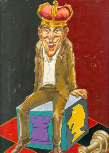 BOBBY FISCHER CARICATURE - Picture 1 of 1