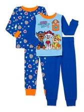 New Paw Patrol Toddler Boy Long Sleeve 4-Piece Pajama Set 3T