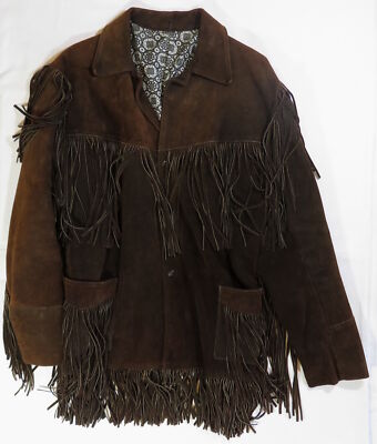 Joo Kay Vintage Fringed Leather Jacket 1960