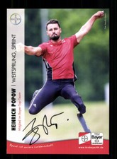 Heinrich Popow Original Signiert Paralympische Spiele + A 239600