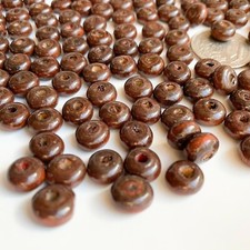200 pcs Natural Wood Rondelle Shaped Spacer Beads For Jewelry DIY