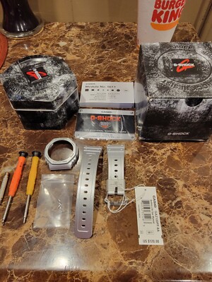 g shock watch case Kit GA2100 Casioak Platinum New