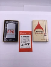 ZIPPO 1971 - SLIM M.I.B. NEVER USED - ENAMEL FIRESTONE PLASTIC CO. (I820) 