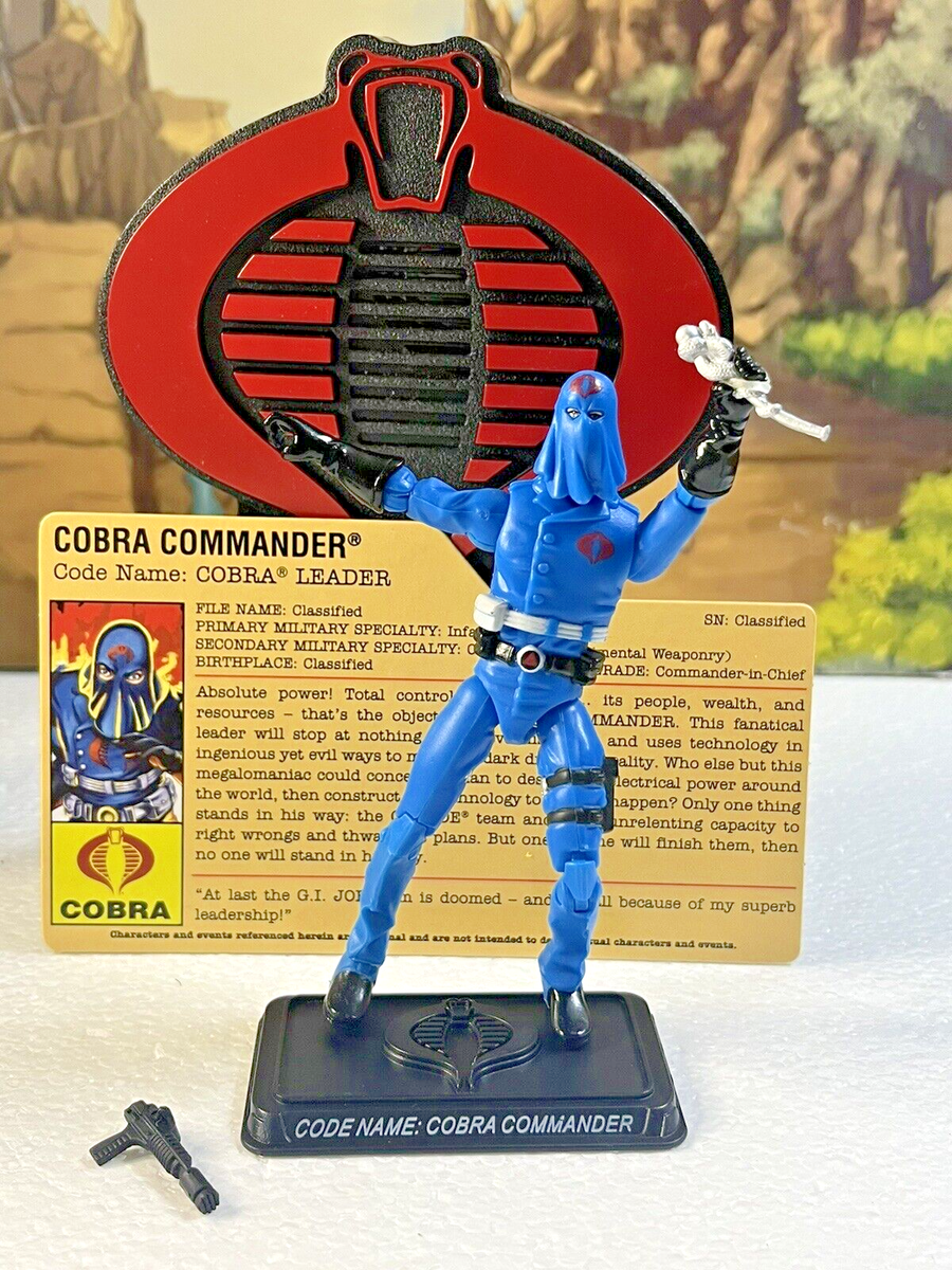 DVD Battles Excl: 2008 Cobra Leader: COBRA COMMANDER(v35): 100