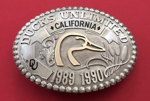 ducks unlimited belt buckle