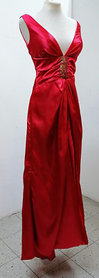 Kleid Damen lang Größe 36 Marke ARKO V-Ausschnitt breite Träger Pailetten