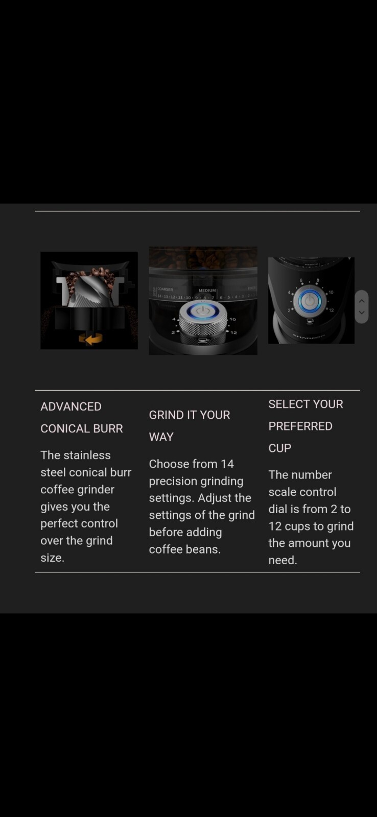 SHARDOR CONICAL BURR COFFEE GRINDER eBay