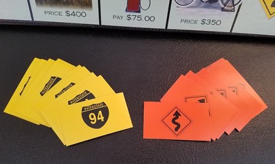 Harley Davidson Monopoly Live to Ride Edition Chance Community Chest Cards
