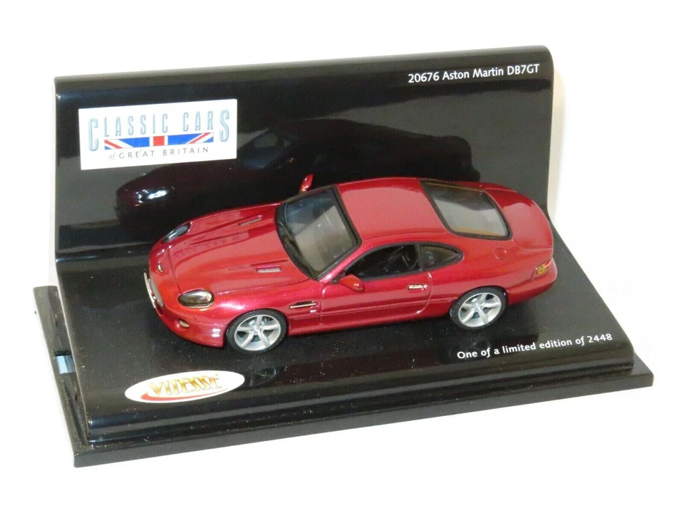 ASTON MARTIN DB7 GT TORO RED VITESSE 20676 1:43 DB7GT AUTO BRITANNICHE 2003 - Immagine 4 di 4