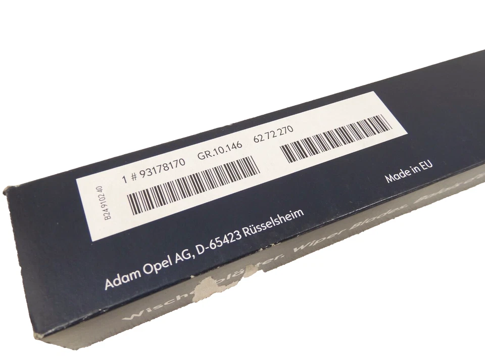 (A86) Orig. Opel Astra F / G Escobillas Limpiaparabrisas Delant. 93178170 - Imagen 3 de 3