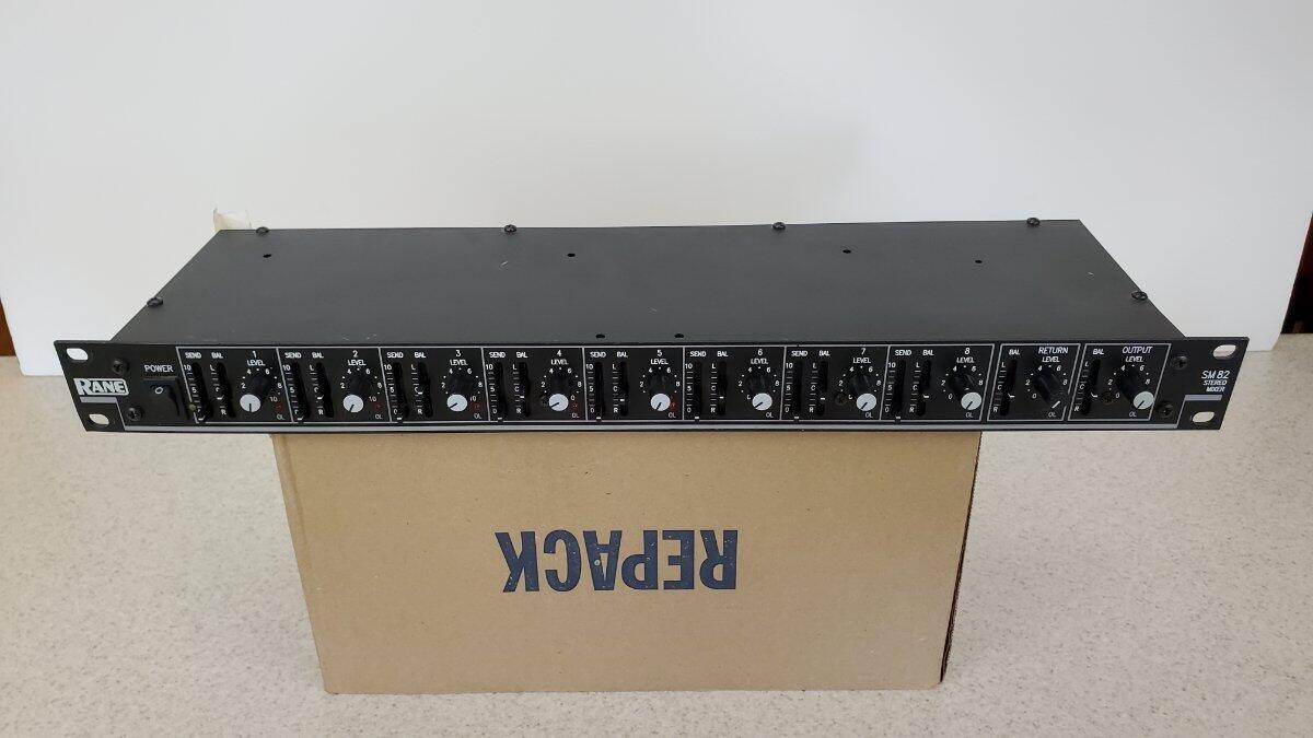 Rane SM82 Rack Mount Mixer w/Power Supply Tested eBay