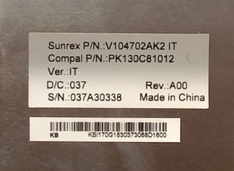 Packard Bell TASTIERA keyboard ITALIANA per notebook - PERFETTA! - Immagine 3 di 3