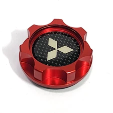 RED BILLET ENGINE OIL FILLER CAP FOR MITSUBISHI 4G63T 4G63 2.0L GSX GS-T JDM