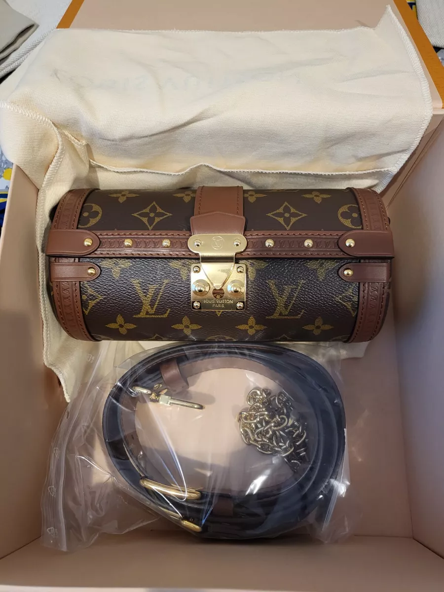 Louis Vuitton Ebene Monogram Canvas Papillon Trunk Gold Hardware