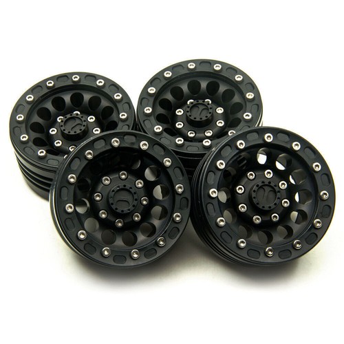 4Stk Aluminum 1.9" Beadlock Felgen Rad Rims für RC Crawler D90 Axial SCX10 #36 - Bild 5 von 12