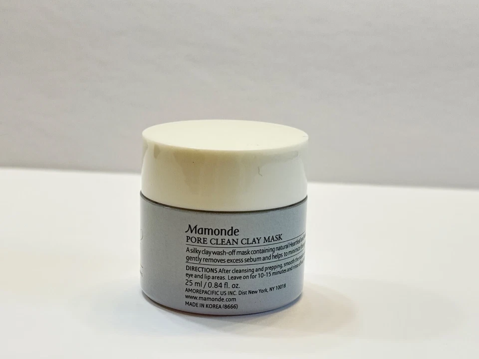Mamonde: Pore Clean Clay Mask  .84 oz Travel Size Normal / Oily  *Discontinued* - Image 2 of 2