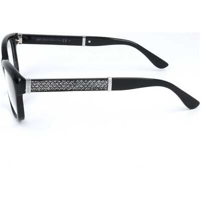 JIMMY CHOO 長方形フレムメカネ JC178 FA3 Jimmy Choo JC 178 Fa3 Black Glitter Eyeglasses for sale