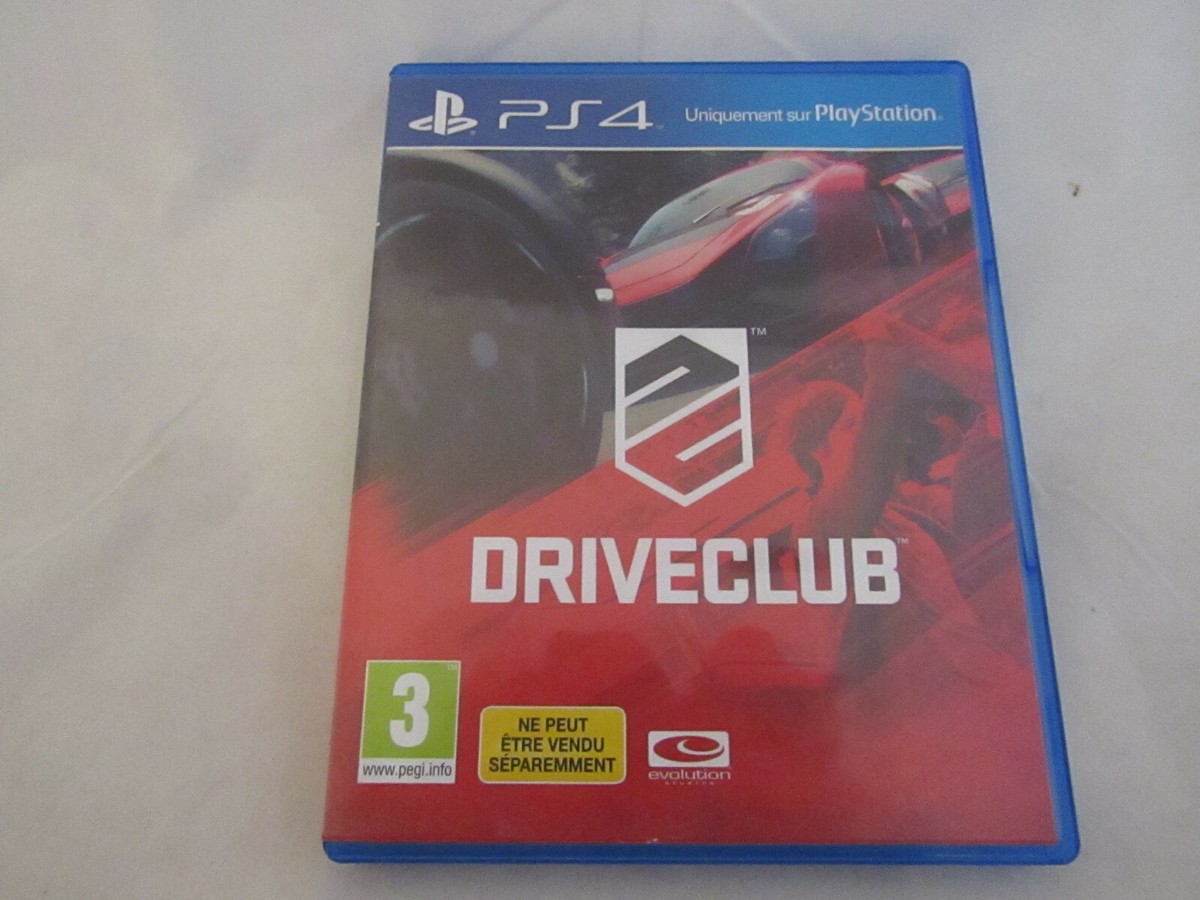 Jeu Driveclub Pour PlayStation 4 (PS4) - Bon état, Vendeur Professionnel