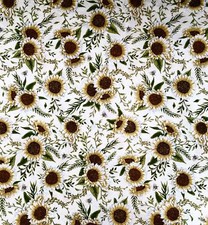 Fat Quarter Sunflower Bee Timeless Treasures 100 Cotton Fabric