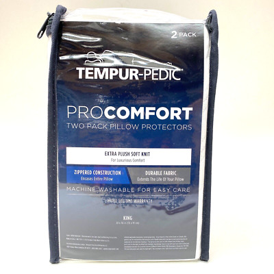 Tempur-Pedic ProComfort Two pack Pillow Protectors KING Size