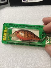 RELOJ PRE RAPALA JENSEN VINTAGE 1/8 OZ. SEÑUELO TRAMPA VELOCIDAD CRISTAL CRAWDAD NIP EE. UU.
