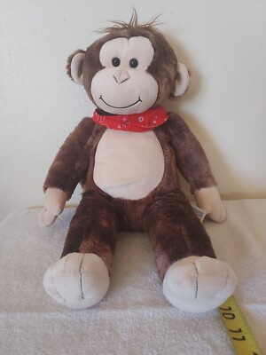 Build A Bear Workshop Curious George 18'' Plush Stuffed Animal W Bandana Nwot