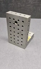 Taft Peirce Toolmakers Angle Plate 4" x 3" x 2½" Threaded #10-32 Machinist