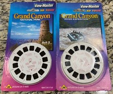 View-Master 3 Reel Set Lot of 2 National Park Series Grand Canyon 3D Tour New