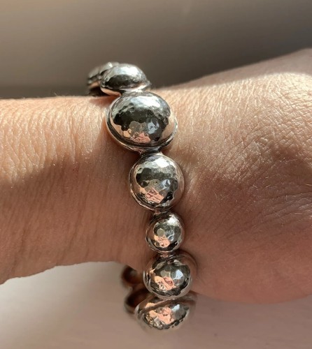 IPPOLITA Sterling Silver 925 Rock Candy Mini Lollipop Hammered Bangle Bracelet - Picture 14 of 23