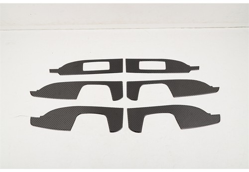 4Pcs Carbon Fiber Interior Door Armrest Panel Trim For 06-13 Lexus IS F