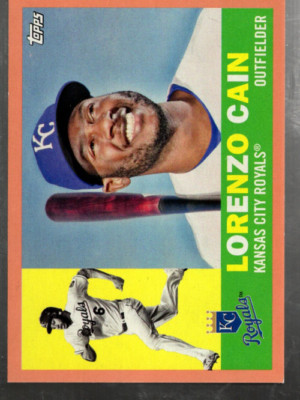 B1093- 2017 Topps Archives Pfirsich #68 Lorenzo Cain / 199 - Nm-Mt