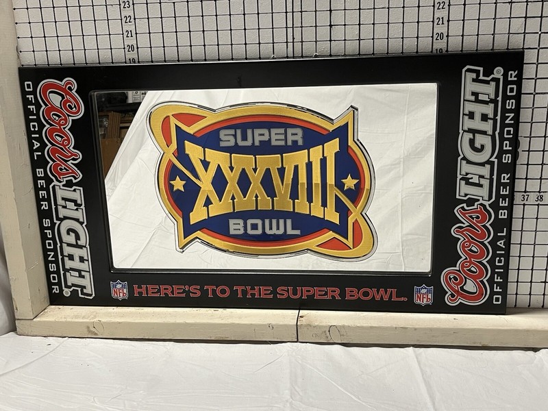 COORS LIGHT  OFFICIAL SPONSOR OF SUPER BOWL  XXXVIII, NEW ENGLAND vs CAROLINA