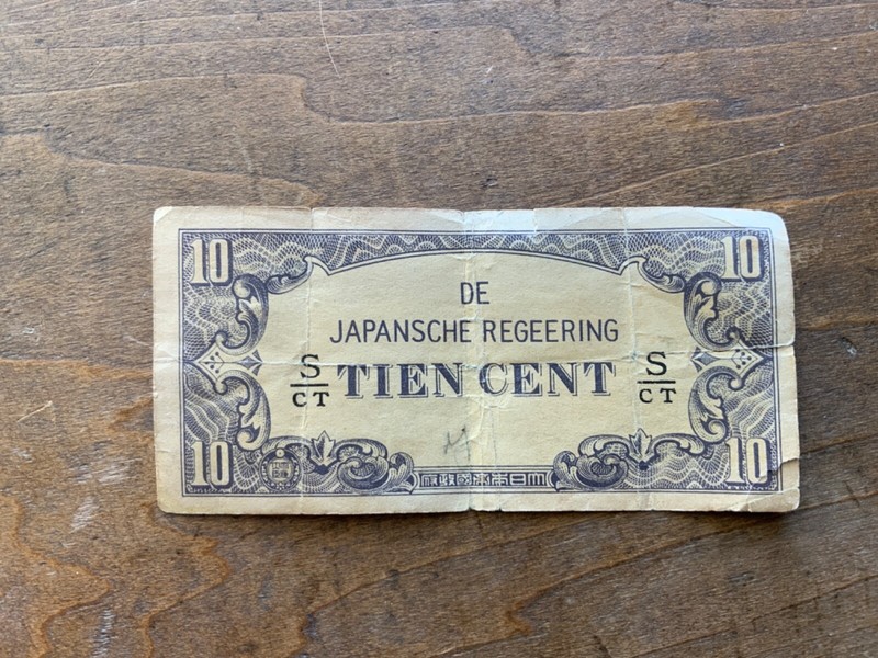 DE JAPANSCHE REGEERING TIEN CENTS  BILL