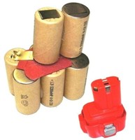 Tauschpack FüR Original Makita Akku 9,6 V 9120 / 9122 2.5 Ah Nicd Sanyo