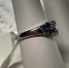 Bomb Party September Ring ~ RBP8156 It's Meant To Be LC Sapphire Rhodium Plating — photo 2
